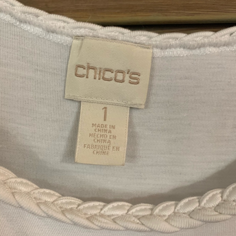 Chico’s Bare Shoulder Top Size Medium